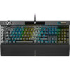 Corsair K100 Gaming Keyboard - Cable Connectivity - USB 30 Type A USB 31 Type A Interface - 110 Key Macro Windows Lock Key Volume CH-912A01A-NA