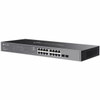 TP-Link Omada 18-Port Gigabit Smart Switch with 16-Port PoE - 16 Ports - Manageable - Gigabit Ethernet - 101001000Base-T - 2 Layer SG2218P