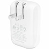 Belkin BoostCharge Dual Wall Charger 42W - 42 W - 3 ft Cable - 120 V AC 230 V AC Input - 5 V DC3 A 9 V DC 15 V DC 20 V DC Output WCB009DQWH