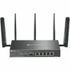 TP-Link Omada ER706W-4G Wi-Fi 6 IEEE 80211ax 1 SIM Cable Ethernet ModemWireless Router - 4G - WCDMA 2100 WCDMA 1800 WCDMA 850 - ER706W-4G