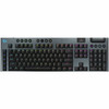 Logitech G G915 X LIGHTSPEED Gaming Keyboard - WiredWireless Connectivity - BluetoothRF - 240 GHz - USB Type C Interface - RGB LED 920-012696