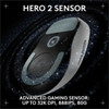 Logitech G PRO X SUPERLIGHT 2 DEX Gaming Mouse - HERO 2 - Wireless - Radio Frequency - 240 GHz - Rechargeable - White - USB 20 - dpi 910-007363