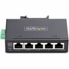 StarTechcom 5-Port Unmanaged Industrial Network Switch 101001000 Ethernet DIN RailWall-Mount IP30 Rated -40F-167F 960V DC - I51G-ETHERNET-SWITCH