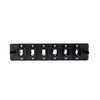 Loaded LGX Adapter Panel with 6x 12F MTP Key UpKey Down SMMM - Black