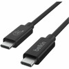 Belkin USB4 Cable 240W  20Gbps - 66 ft 2 m USB4 AVPowerData Transfer Cable for USB Device Monitor - First End 1 x USB4 4 C - INZ004BT2MBK