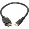 Tripp Lite by Eaton P571-001-MINI HDMI AV Cable - 1 ft 030 m HDMI AV Cable for AudioVideo Device Blu-ray Player AV Receiver P571-001-MINI
