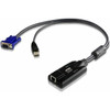 Aten KVM Adapter Cable - RJ-45 Female Network HD-15 Male VGA Type A Male USB KA7175