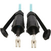 Tripp Lite by Eaton N820-02M-IND 10Gb Duplex Multimode 50125 OM3 Fiber Patch Cable Aqua 2 m - 66 ft 2 m Fiber Optic Network for N820-02M-IND