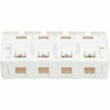 Tripp Lite by Eaton Surface-Mount Box for Keystone Jacks - 4 Ports White - 4 x Total Number of Sockets - Surface Mount - White - N082-004-WH