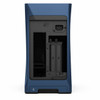 Fractal Design Era 2 Gaming Computer Case - Midnight Blue - Aluminium Anodized Aluminum - 2 x 120mm Fans Installed - ITX Supported FD-C-ERA2N-03