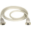Black Box Serial Extension Cable with EMIRFI Hoods - 100 ft Serial Data Transfer Cable - First End 1 x 9-pin DB-9 RS-232 Serial - EDN12H-0100-MF