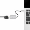 Rocstor Premium USB-C to Hi-Res AUX 35mm Audio with 100W Power Delivery PD Adapter - 1x USB Type A - Male - 1 x USB Type C - 1 x - Y10A331-S1