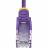 StarTechcom 5ft Purple Slim CAT6 Ethernet Cable Slim Snagless RJ45 UTP LSZH 28AWG Bare Copper Slim Network Patch Cord Fluke - N6PAT5PLS