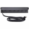 StarTechcom 8-Outlet Horizontal Rack Mount PDU 1U Server Power Distribution Strip wSurge Protector 125V15A 8ft24m Power Cord 8NM8-RACK-MOUNT-PDU
