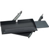 Black Box RM385 19 Sliding Pivoting Keyboard Tray with Mouse Tray - 18 Height x 206 Width x 95 Depth - Black RM385