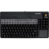 CHERRY SPOS Biometric Keyboard - 106 Keys - QWERTY Layout - 28 Relegendable Keys - Fingerprint Sensor Magnetic Stripe Reader - USB - G86-62431EUADAA
