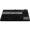 CHERRY SPOS Biometric Keyboard - 106 Keys - QWERTY Layout - 28 Relegendable Keys - Fingerprint Sensor Magnetic Stripe Reader - USB - G86-62431EUADAA