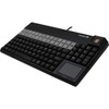 CHERRY SPOS Biometric Keyboard - 106 Keys - QWERTY Layout - 28 Relegendable Keys - Fingerprint Sensor Magnetic Stripe Reader - USB - G86-62431EUADAA