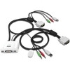 TRENDnet 2-Port DVI USB KVM Switch and Cable Kit with Audio Manage Two PCs USB 20 Hot-Plug Auto-Scan Hot-Keys Compliant - DVI TK-214I
