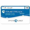 Pyramid Employee Swipe Cards - Magnetic Stripe Card - 363 9208 mm x 213 5398 mm Length - 50 Pack 41304