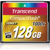 Transcend Ultimate 128 GB CompactFlash - 160 MBs Read - 120 MBs Write - 1000x Memory Speed TS128GCF1000