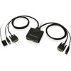 IOGEAR 2-Port USB DVI Cable KVM Switch - 2 Computers - 1 Local Users - 1920 x 1200 - 1 x USB - 1 x DVI GCS922U