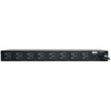 Tripp Lite by Eaton PDU Ethernet Switch 1U Combo with 16 Unmanaged Gigabit Ports - Basic - NEMA 5-15P - 8 x NEMA 5-15R - 120 V AC - kW NSU-G16