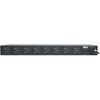 Tripp Lite by Eaton PDU Ethernet Switch 1U Combo with 16 Unmanaged Gigabit Ports - Basic - NEMA 5-15P - 8 x NEMA 5-15R - 120 V AC - kW NSU-G16