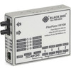 Black Box FlexPoint LMC100A-R3 TransceiverMedia Converter - 1 x Network RJ-45 - 1 x ST Ports - DuplexST Port - Multi-mode - Fast - LMC100A-R3