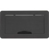 Kramer Table Mount Modular Multi-Connection Solution - Manually Retracting Lid - Rectangular Desktop TBUS-6XLBC