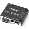 Black Box LBH2001 TransceiverMedia Converter - 2 x Network RJ-45 - 1 x SC Ports - Multi-mode - 003 mil 0 mm Fiber - Gigabit - - LBH2001A-H-SC-24