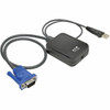 Tripp Lite by Eaton B032-VU1 KVM Console to USB 20 Portable Laptop Crash Cart Adapter - 1 Computers - 1 Local Users - 0 Remote - B032-VU1