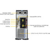 Supermicro SuperServer 7049P-TR Server Barebone System - 4U Tower - Socket P LGA-3647 - 2 x Processor Support - Intel C621 Chip - 2 TB SYS-7049P-TR