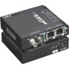 Black Box LBH110 TransceiverMedia Converter - 2 x Network RJ-45 - 1 x ST Ports - Single-mode - 005 mil 0 mm Fiber - Fast - - 10 LBH110A-H-SST