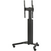 Chief Fusion Manual Height Adjustable Stretch Portrait Cart - 125 lb 5669905 g Load Capacity - Floor - Black MPAUBSP