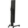 Chief Fusion Manual Height Adjustable Stretch Portrait Cart - 125 lb 5669905 g Load Capacity - Floor - Black MPAUBSP