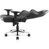 AKRacing Masters Series Max Gaming Chair - For Gaming - Metal PU Leather Foam Aluminum - Black AK-MAX-BK