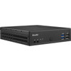 Shuttle XPC slim DH02U Barebone System - Slim PC - Celeron 3865U 180 GHz - 32 GB DDR4 SDRAM Maximum RAM Support - 2 Total Memory - 4 DH02U