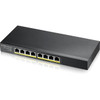 ZYXEL 8-port GbE Smart Managed PoE Switch - 8 Ports - Manageable - Gigabit Ethernet - 101001000Base-T - 2 Layer Supported - 72 W - W GS1915-8EP