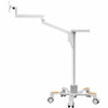 CTA Digital Medical VESA Compatible Articulating Arm Rolling Floor Stand - 33 lb 1496855 g Load Capacity - Floor - Metal ADD-MAAVFL