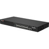 Edimax Web Smart GS-5216PLC Ethernet Switch - 18 Ports - Manageable - Gigabit Ethernet - 101001000Base-T 1000Base-X - 3 Layer - - 2 GS-5216PLC