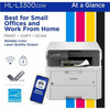 Brother HL-L3300CDW Wireless Laser Multifunction Printer - Color - For Plain Paper Print - 1 Each HLL3300CDW