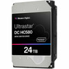 WD Ultrastar DC HC580 WUH722424ALE6L4 24 TB Hard Drive - 35 Internal - SATA SATA600 - Conventional Magnetic Recording CMR - - - 0F62796