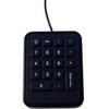 Gamber-Johnson iKey Mobile Numeric Pad - Cable Connectivity - USB Interface - Industrial Silicon Rubber Keyswitch - Black 7300-0106