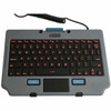 Gamber-Johnson Rugged Lite Backlit Keyboard - Cable Connectivity - USB Type A Interface - Windows Android Linux iOS Windows XP OS 7160-1683-04