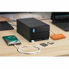 LaCie 2big Dock DAS Storage System - 48 TB Installed HDD Capacity - RAID Supported - 2 x Total Bays - 2 x 35 Bay STLG48000400