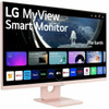 LG MyView 27SR50F-P 27 Class Full HD Smart LCD Monitor - 169 - Pink - 27 Viewable - In-plane Switching IPS Technology - 1920 x - 27SR50F-P