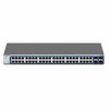 Netgear Gigabit Smart Switch - 50 Ports - Gigabit Ethernet - 101001000Base-T 1000Base-X - 3 Layer Supported - 4 SFP Slots - Twisted GS748T-600NAS