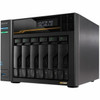 Asustor Lockerstor 6 Gen3 AS6806T 6 Bay NAS AMD Ryzen Quad-Core 23 GHz 16GB RAM ECC DDR5 4 M2 NVMe Slots Dual 5GbE and Dual USB AS6806T