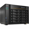 Asustor Lockerstor 10 Gen3 AS6810T 10 Bay NAS AMD Ryzen Quad-Core 23 GHz 16GB RAM ECC DDR5 4 M2 NVMe Slots Dual 5GbE and Dual - AS6810T